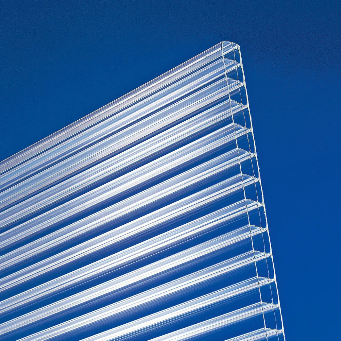gutta Polycarbonat-Hohlkammerplatte transparent 250 x 98 x 1 cm