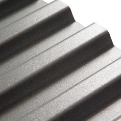 gutta PVC-Wellplatte Trapez grau 200 x 90 cm