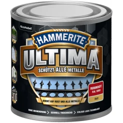 Hammerite Metallschutzlack Ultima rubinrot matt 250 ml