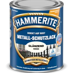 Hammerite Metallschutzlack weiß glänzend 250 ml