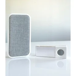 Heidemann Funkgong-Set HX Cloth weiß