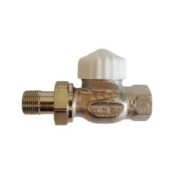Heimeier Thermostatventil Unterteil V-Exakt II 1/2" Durchgang vernickelt