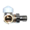Heimeier Winkelthermostatventil V-Exakt II 1/2" links vernickelt