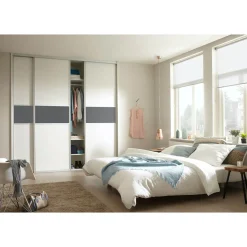 Hibitaro  Studio-Schiebetür mit Aluminiumrahmen auf Maß als Raumteiler