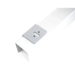 Hibitaro Winkel zur Wandmontage für Bodensysteme 2er Set für 1-läufige Schiene Aluminium