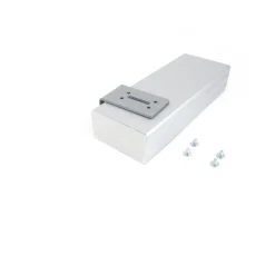 Hibitaro Winkel zur Wandmontage für Bodensysteme 2er Set für 2-läufige Schiene Aluminium