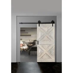 Indo  Barndoor Whitewashedl 2.150 x 1.000 mm handgefertigt