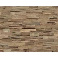 Indo Wandverkleidung Bangkirai Natur 5er-Set