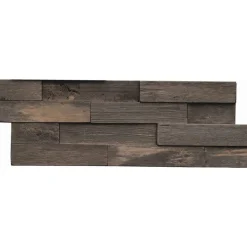 Indo Wandverkleidung Driftwood Hevea Bali Sea 9er-Set