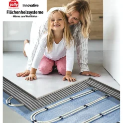 Jollytherm Warmwasser Fußbodenheizung Aquaheat 2,5 m²