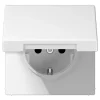 Jung SCHUKO-Steckdose LS 990 Klappdeckel