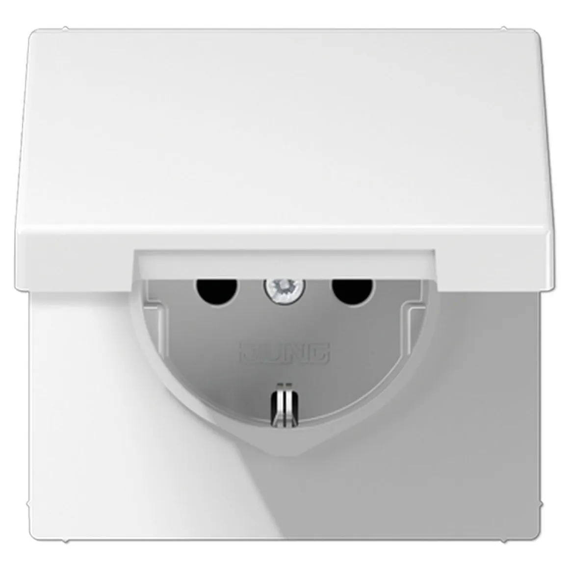 Jung SCHUKO-Steckdose LS 990 Klappdeckel