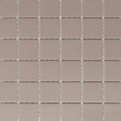 Keramisches Mosaik Antislip Hellgrau unglasiert 30,6 x 30,6 cm