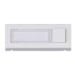 Klingelplatte Clipfix reinweiß