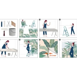 Komar  Papier Fototapete Riverbed 368x254 cm