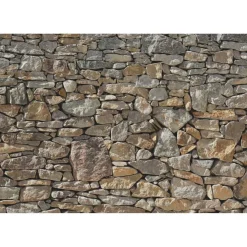 Komar Papier-Fototapete Stone Wall 8-teilig 368 x 254 cm