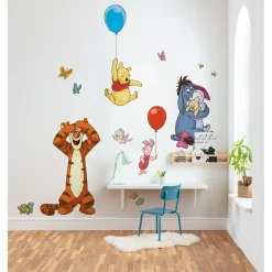 Komar Selbstklebende Vlies Wandtattoo Winnie the Pooh and Friends XXL 127x200 cm