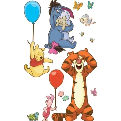 Komar  Selbstklebende Vlies Wandtattoo Winnie the Pooh and Friends XXL 127x200 cm