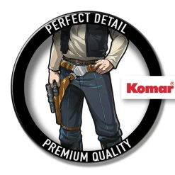 Komar  Selbstklebende Vlies Wandtattoo Star Wars XXL Han Solo 127x196 cm