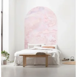 Komar  Selbstklebende Vlies Fototapete Mármol Rosa 127x200 cm