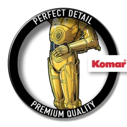 Komar  Selbstklebende Vlies Wandtattoo Star Wars XXL C-3PO 127x200 cm