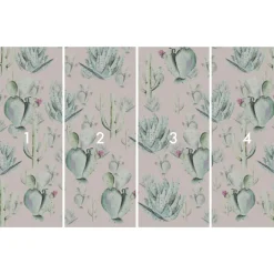Komar  Vlies Fototapete Cactus Rose 400x250 cm