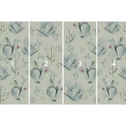 Komar  Vlies Fototapete Cactus Green 400x250 cm