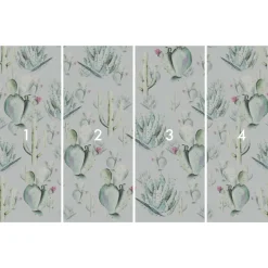 Komar  Vlies Fototapete Cactus Grey 400x250 cm