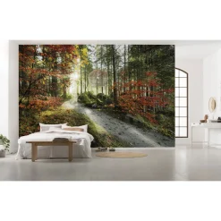 Komar Vlies Fototapete Feuerzungen 450x280 cm