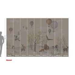 Komar  Vlies Fototapete Forest Expedition 450x280 cm