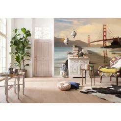 Komar  Vlies Fototapete Golden Gate 400x250 cm