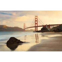 Komar  Vlies Fototapete Golden Gate 400x250 cm