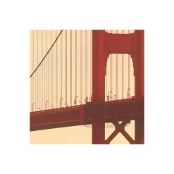 Komar  Vlies Fototapete Golden Gate 400x250 cm