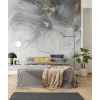 Komar  Vlies Fototapete Ink Gold Fluid 300x280 cm