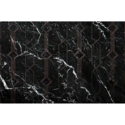 Komar  Vlies Fototapete Marble Black 400x250 cm