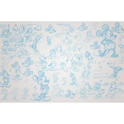 Komar  Vlies Fototapete Mickey Sketches 400x250 cm
