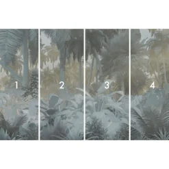 Komar  Vlies Fototapete Misty Jungle 400x250 cm