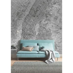 Komar  Vlies Fototapete NYC Map 200x250 cm