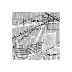 Komar  Vlies Fototapete NYC Map 200x250 cm