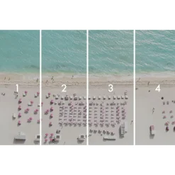 Komar  Vlies Fototapete Pink Umbrella 400x250 cm