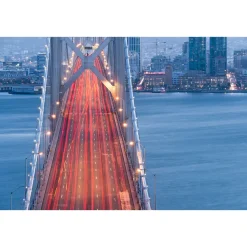 Komar  Vlies Fototapete San Francisco Blues 300x200 cm