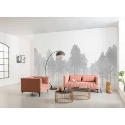 Komar  Vlies Fototapete Silver Haze 400x280 cm