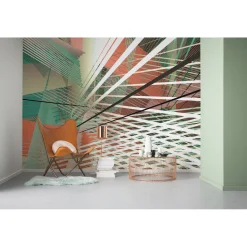 Komar Vlies Fototapete Space Grid Autumn 400x250 cm