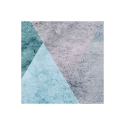 Komar  Vlies Fototapete Triangles Blue 400x250 cm