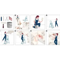 Komar  Vlies Fototapete Windflowers 368x248 cm