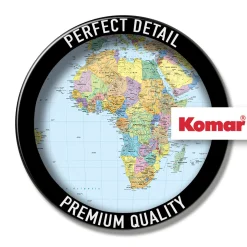 Komar  Vlies Fototapete World Map 368x248 cm