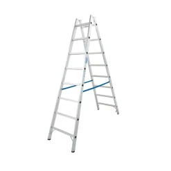 Krause Sprossen-Doppelleiter Stabilo 2 x 8 Sprossen