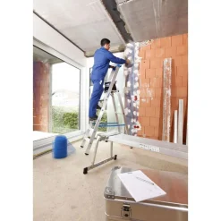 Krause Stufen-Stehleiter Stabilo 6 Stufen