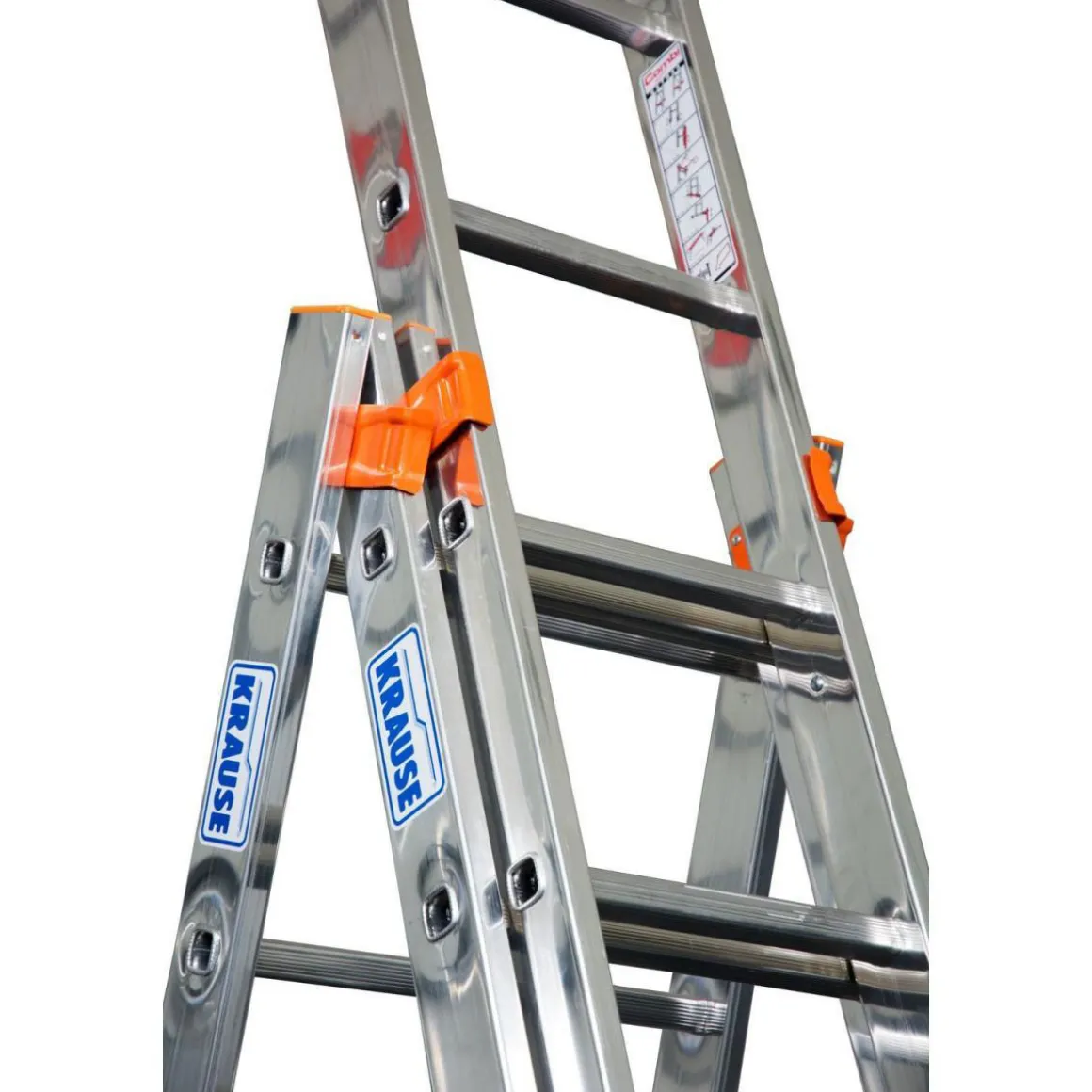 Krause Vielzweckleiter Tribilo 3 x 8 Sprossen mit Treppenfunktion