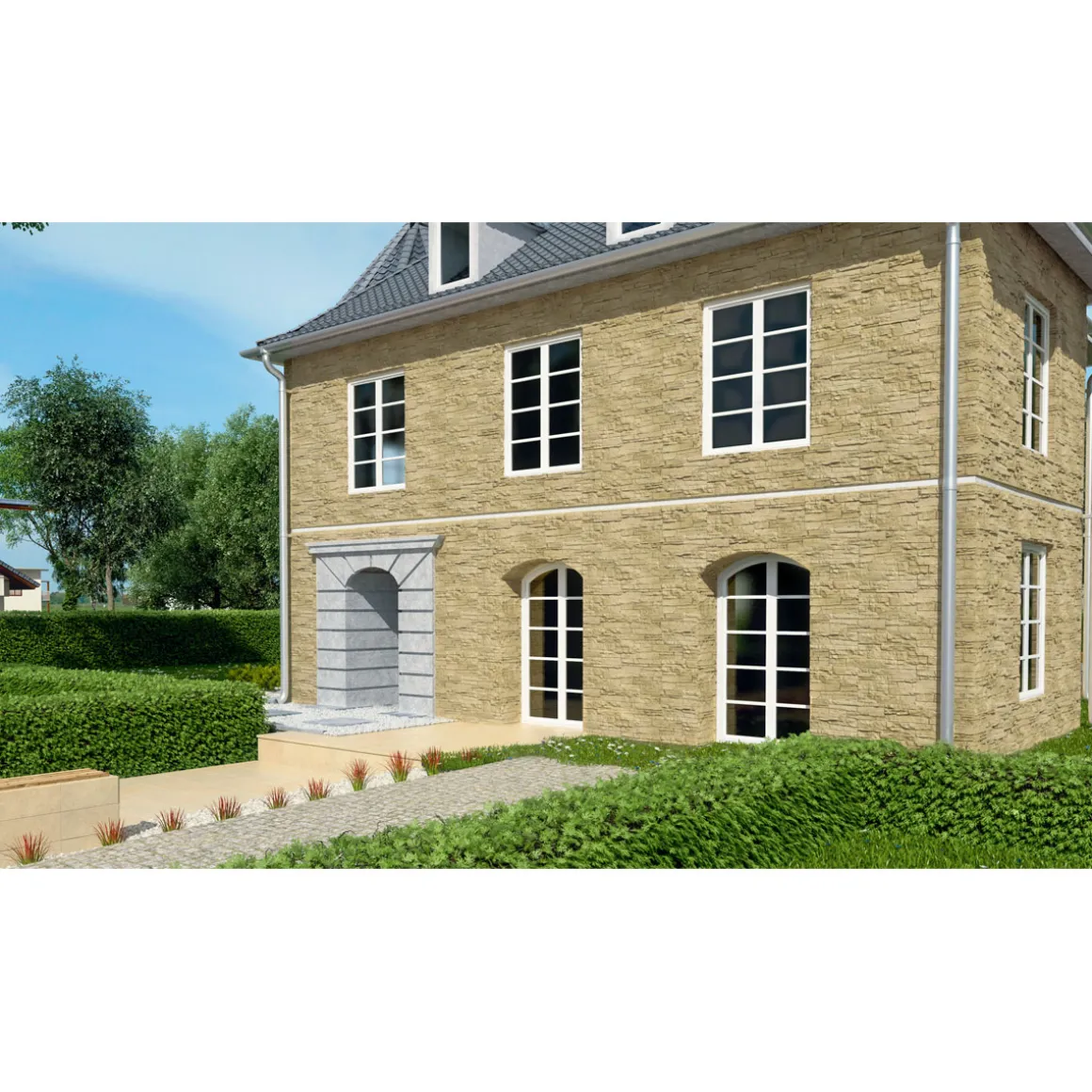 Kunststein Verblender Lyon 54,5x14,5 cm